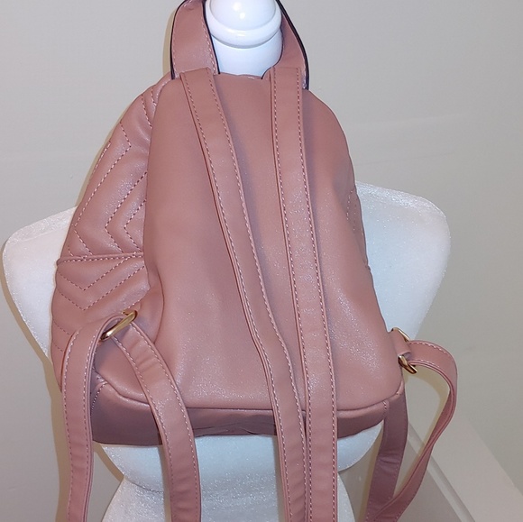 Mini mauve backpack - Picture 7 of 8